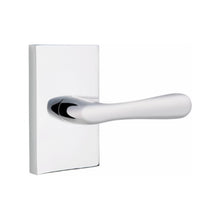 Load image into Gallery viewer, BASEL (BA) PASSAGE (HALL/CLOSET) LEVER WITH 2-3/8" BACKSET AND 1/4" ROUND FACEPLATE AND STRIKEPLATE