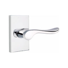 Load image into Gallery viewer, LUZERN (LU) PRIVACY (BED/BATH) LEVER WITH 2-3/8" BACKSET AND 1/4" ROUND FACEPLATE AND STRIKEPLATE