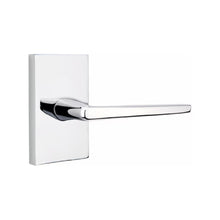 Load image into Gallery viewer, HERMES (HER) PRIVACY (BED/BATH) LEVER WITH 2-3/8" BACKSET AND 1/4" ROUND FACEPLATE AND STRIKEPLATE