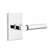 Load image into Gallery viewer, HERCULES (HEC) PRIVACY (BED/BATH) LEVER WITH 2-3/8" BACKSET AND 1/4" ROUND FACEPLATE AND STRIKEPLATE
