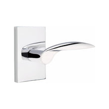 Load image into Gallery viewer, MERCURY (MC) PRIVACY (BED/BATH) LEVER WITH 2-3/8" BACKSET AND 1/4" ROUND FACEPLATE AND STRIKEPLATE