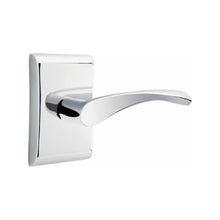 Load image into Gallery viewer, TRITON (TRT) PRIVACY (BED/BATH) LEVER WITH 2-3/8" BACKSET AND 1/4" ROUND FACEPLATE AND STRIKEPLATE