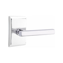 Load image into Gallery viewer, FREESTONE (FRL) PASSAGE (HALL/CLOSET) LEVER WITH 2-3/8" BACKSET AND 1/4" ROUND FACEPLATE AND STRIKEPLATE