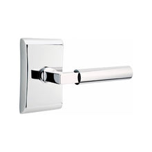 Load image into Gallery viewer, HERCULES (HEC) PASSAGE (HALL/CLOSET) LEVER WITH 2-3/8" BACKSET AND 1/4" ROUND FACEPLATE AND STRIKEPLATE
