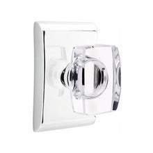 Load image into Gallery viewer, WINDSOR GLASS (WS) DUMMY (PAIR) KNOB WITH MODERN ROSETTE