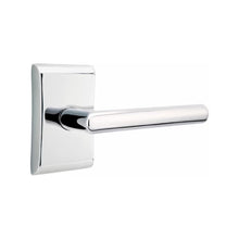 Load image into Gallery viewer, STUTTGART (STU) PRIVACY (BED/BATH) LEVER WITH 2-3/8" BACKSET AND 1/4" ROUND FACEPLATE AND STRIKEPLATE