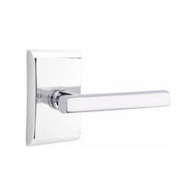 Load image into Gallery viewer, FREESTONE (FRL) PRIVACY (BED/BATH) LEVER WITH 2-3/8" BACKSET AND 1/4" ROUND FACEPLATE AND STRIKEPLATE
