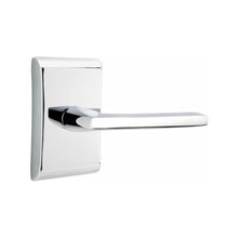 Load image into Gallery viewer, HELIOS (HLO) PASSAGE (HALL/CLOSET) LEVER WITH 2-3/8" BACKSET AND 1/4" ROUND FACEPLATE AND STRIKEPLATE