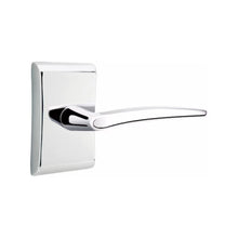 Load image into Gallery viewer, POSEIDON (POS) PRIVACY (BED/BATH) LEVER WITH 2-3/8" BACKSET AND 1/4" ROUND FACEPLATE AND STRIKEPLATE