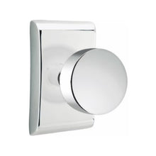 Load image into Gallery viewer, ROUND (ROU) PRIVACY (BED/BATH) KNOB WITH 2-3/8" BACKSET AND 1/4" ROUND FACEPLATE AND STRIKEPLATE