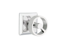 Load image into Gallery viewer, SPOKE (SPK) PASSAGE (HALL/CLOSET) KNOB WITH 2-3/8" BACKSET AND 1/4" ROUND FACEPLATE AND STRIKEPLATE