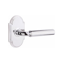 Load image into Gallery viewer, MANNING (MNG) PASSAGE (HALL/CLOSET) LEVER WITH 2-3/8" BACKSET AND 1/4" ROUND FACEPLATE AND STRIKEPLATE