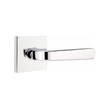 Load image into Gallery viewer, SION (SIO) PRIVACY (BED/BATH) LEVER WITH 2-3/8" BACKSET AND 1/4" ROUND FACEPLATE AND STRIKEPLATE