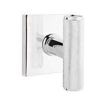 Load image into Gallery viewer, THE ACE KNURLED (ACEKN) PRIVACY (BED/BATH) KNOB WITH 2-3/8" BACKSET AND 1/4" ROUND FACEPLATE AND STRIKEPLATE