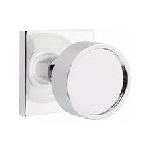 Load image into Gallery viewer, VERVE (VR) PRIVACY (BED/BATH) KNOB WITH 2-3/8" BACKSET AND 1/4" ROUND FACEPLATE AND STRIKEPLATE