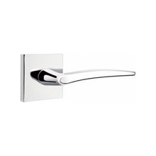 Load image into Gallery viewer, POSEIDON (POS) PRIVACY (BED/BATH) LEVER WITH 2-3/8" BACKSET AND 1/4" ROUND FACEPLATE AND STRIKEPLATE