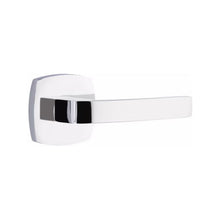 Load image into Gallery viewer, BRESLIN (BRL) PRIVACY (BED/BATH) LEVER WITH 2-3/8" BACKSET AND 1/4" ROUND FACEPLATE AND STRIKEPLATE