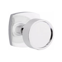 Load image into Gallery viewer, VERVE (VR) PRIVACY (BED/BATH) KNOB WITH 2-3/8" BACKSET AND 1/4" ROUND FACEPLATE AND STRIKEPLATE