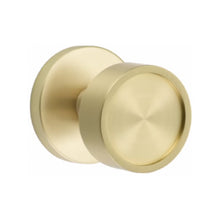Load image into Gallery viewer, VERVE (VR) PASSAGE (HALL/CLOSET) KNOB WITH 2-3/8" BACKSET AND 1/4" ROUND FACEPLATE AND STRIKEPLATE