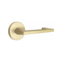 Load image into Gallery viewer, ARGOS (AG) PRIVACY (BED/BATH) LEVER WITH 2-3/8" BACKSET AND 1/4" ROUND FACEPLATE AND STRIKEPLATE