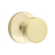 Load image into Gallery viewer, BERN (BN) PASSAGE (HALL/CLOSET) KNOB WITH 2-3/8" BACKSET AND 1/4" ROUND FACEPLATE AND STRIKEPLATE
