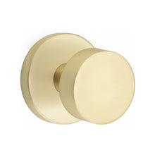 Load image into Gallery viewer, ROUND (ROU) PRIVACY (BED/BATH) KNOB WITH 2-3/8" BACKSET AND 1/4" ROUND FACEPLATE AND STRIKEPLATE