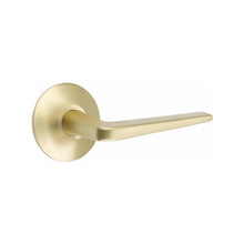 Load image into Gallery viewer, ATHENA (ATN) PASSAGE (HALL/CLOSET) LEVER WITH 2-3/8" BACKSET AND 1/4" ROUND FACEPLATE AND STRIKEPLATE