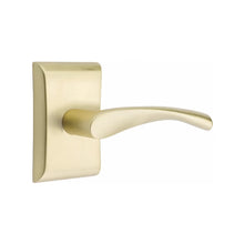 Load image into Gallery viewer, TRITON (TRT) PASSAGE (HALL/CLOSET) LEVER WITH 2-3/8" BACKSET AND 1/4" ROUND FACEPLATE AND STRIKEPLATE