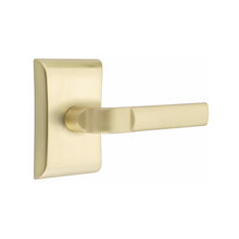 Load image into Gallery viewer, ASTON (AST) PASSAGE (HALL/CLOSET) LEVER WITH 2-3/8" BACKSET AND 1/4" ROUND FACEPLATE AND STRIKEPLATE