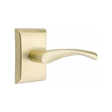 Load image into Gallery viewer, TRITON (TRT) PRIVACY (BED/BATH) LEVER WITH 2-3/8" BACKSET AND 1/4" ROUND FACEPLATE AND STRIKEPLATE