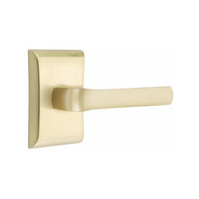 Load image into Gallery viewer, SPENCER (SPN) PRIVACY (BED/BATH) LEVER WITH 2-3/8" BACKSET AND 1/4" ROUND FACEPLATE AND STRIKEPLATE