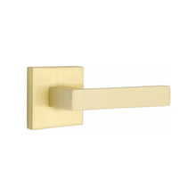 Load image into Gallery viewer, DUMONT (DT) PRIVACY (BED/BATH) LEVER WITH 2-3/8" BACKSET AND 1/4" ROUND FACEPLATE AND STRIKEPLATE