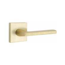 Load image into Gallery viewer, HELIOS (HLO) PRIVACY (BED/BATH) LEVER WITH 2-3/8" BACKSET AND 1/4" ROUND FACEPLATE AND STRIKEPLATE