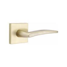 Load image into Gallery viewer, POSEIDON (POS) PASSAGE (HALL/CLOSET) LEVER WITH 2-3/8" BACKSET AND 1/4" ROUND FACEPLATE AND STRIKEPLATE