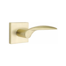 Load image into Gallery viewer, MERCURY (MC) PRIVACY (BED/BATH) LEVER WITH 2-3/8" BACKSET AND 1/4" ROUND FACEPLATE AND STRIKEPLATE