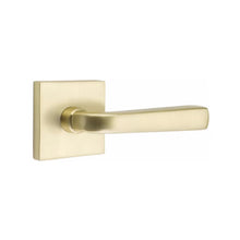 Load image into Gallery viewer, SION (SIO) PRIVACY (BED/BATH) LEVER WITH 2-3/8" BACKSET AND 1/4" ROUND FACEPLATE AND STRIKEPLATE