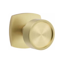 Load image into Gallery viewer, VERVE (VR) PRIVACY (BED/BATH) KNOB WITH 2-3/8" BACKSET AND 1/4" ROUND FACEPLATE AND STRIKEPLATE