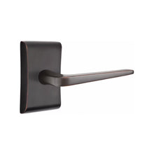 Load image into Gallery viewer, ATHENA (ATN) PRIVACY (BED/BATH) LEVER WITH 2-3/8" BACKSET AND 1/4" ROUND FACEPLATE AND STRIKEPLATE