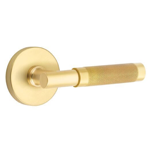 T-BAR KNURLED (TA.KN) PRIVACY (BED/BATH) LEVER WITH 2-3/8