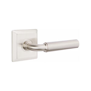 MANNING (MNG) PRIVACY (BED/BATH) LEVER WITH 2-3/8" BACKSET AND 1/4" ROUND FACEPLATE AND STRIKEPLATE
