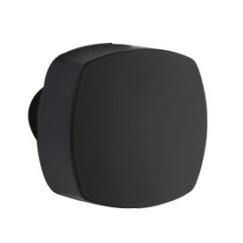 ORION FLAT BLACK (US19) HANDLESET DUMMY [4806] W/ 2-3/8" BACKSET AND 1/4" ROUND FACEPLATE AND STRIKEPLATE W/ INTERIOR KNOB