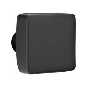 ORION FLAT BLACK (US19) HANDLESET DUMMY [4806] W/ 2-3/8" BACKSET AND 1/4" ROUND FACEPLATE AND STRIKEPLATE W/ INTERIOR KNOB