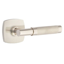 Load image into Gallery viewer, URBAN MODERN SECTIONAL SATIN NICKEL (US15) HANDLESET DUMMY [4705] W/ 2-3/8&quot; BACKSET AND 1/4&quot; ROUND FACEPLATE AND STRIKEPLATE W/ INTERIOR LEVER
