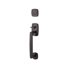 Load image into Gallery viewer, URBAN MODERN SECTIONAL OIL RUBBED BRONZE (US10B) HANDLESET DUMMY [4705] W/ 2-3/8&quot; BACKSET AND 1/4&quot; ROUND FACEPLATE AND STRIKEPLATE W/ INTERIOR KNOB
