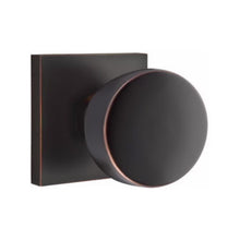 Load image into Gallery viewer, EMPOWERED MOTORIZED TOUCHSCREEN KEYPAD ENTRY SET BADEN GRIP (EMP0103) OIL RUBBED BRONZE (US10B) W/ 2-3/8&quot; BACKSET AND 1/4&quot; ROUND FACEPLATE AND STRIKEPLATE W/ INTERIOR KNOB
