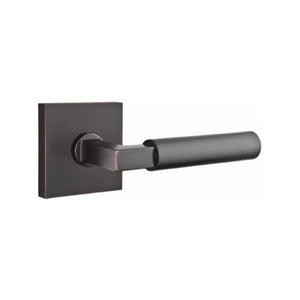 EMPOWERED MOTORIZED TOUCHSCREEN KEYPAD ENTRY SET BADEN GRIP (EMP0103) OIL RUBBED BRONZE (US10B) W/ 2-3/8" BACKSET AND 1/4" ROUND FACEPLATE AND STRIKEPLATE W/ INTERIOR LEVER