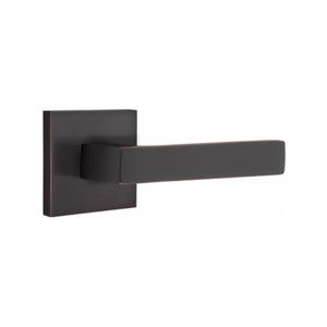 EMPOWERED MOTORIZED TOUCHSCREEN KEYPAD ENTRY SET BADEN GRIP (EMP0103) OIL RUBBED BRONZE (US10B) W/ 2-3/8" BACKSET AND 1/4" ROUND FACEPLATE AND STRIKEPLATE W/ INTERIOR LEVER