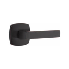 Load image into Gallery viewer, URBAN MODERN SECTIONAL OIL RUBBED BRONZE (US10B) HANDLESET DUMMY [4705] W/ 2-3/8&quot; BACKSET AND 1/4&quot; ROUND FACEPLATE AND STRIKEPLATE W/ INTERIOR LEVER
