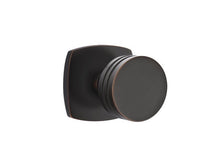 Load image into Gallery viewer, URBAN MODERN SECTIONAL OIL RUBBED BRONZE (US10B) HANDLESET DUMMY [4705] W/ 2-3/8&quot; BACKSET AND 1/4&quot; ROUND FACEPLATE AND STRIKEPLATE W/ INTERIOR KNOB

