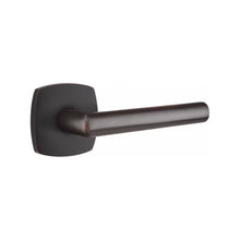 Load image into Gallery viewer, URBAN MODERN SECTIONAL OIL RUBBED BRONZE (US10B) HANDLESET DUMMY [4705] W/ 2-3/8&quot; BACKSET AND 1/4&quot; ROUND FACEPLATE AND STRIKEPLATE W/ INTERIOR LEVER
